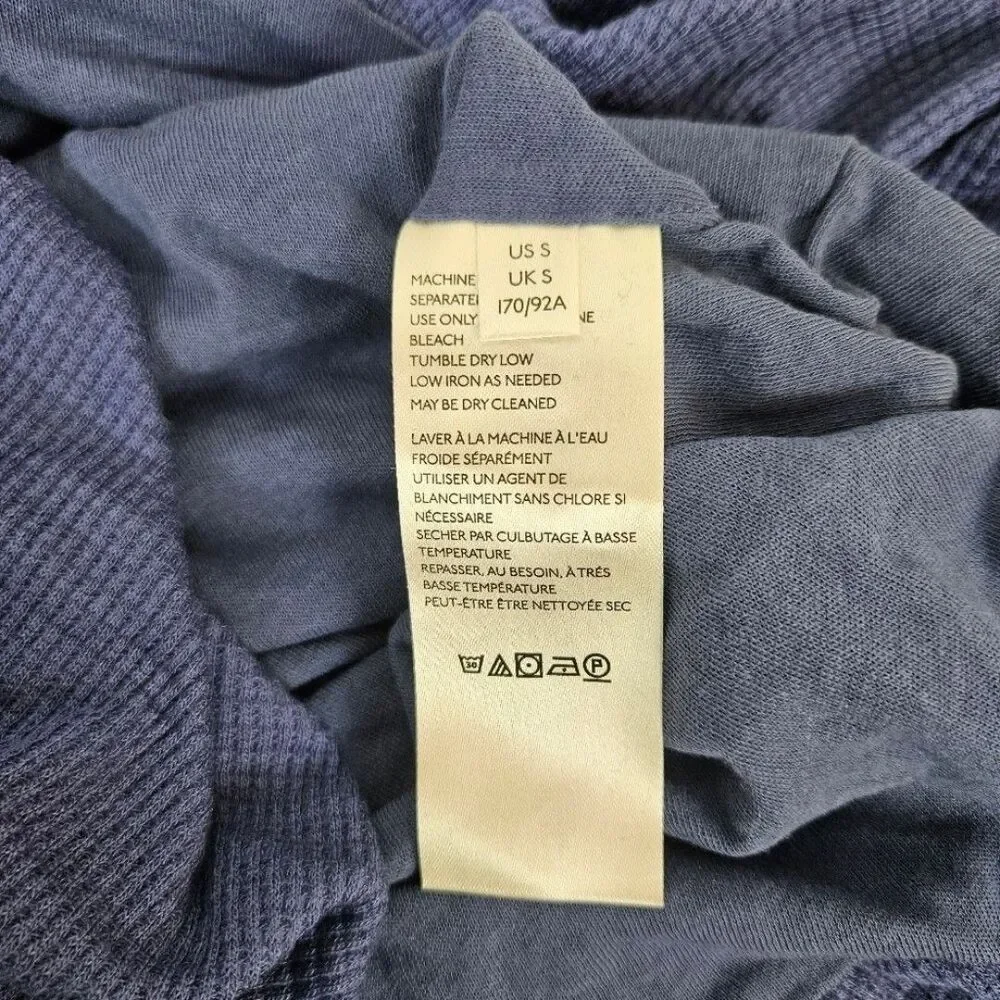 Free People Purple Bondi Thermal Long Sleeve Shirt Size Medium NWT